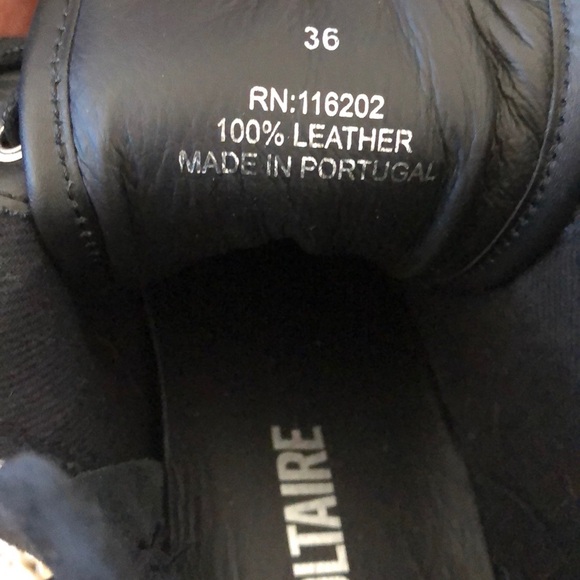 Zadig & Voltaire high-top leather sneakers - Picture 5 of 9